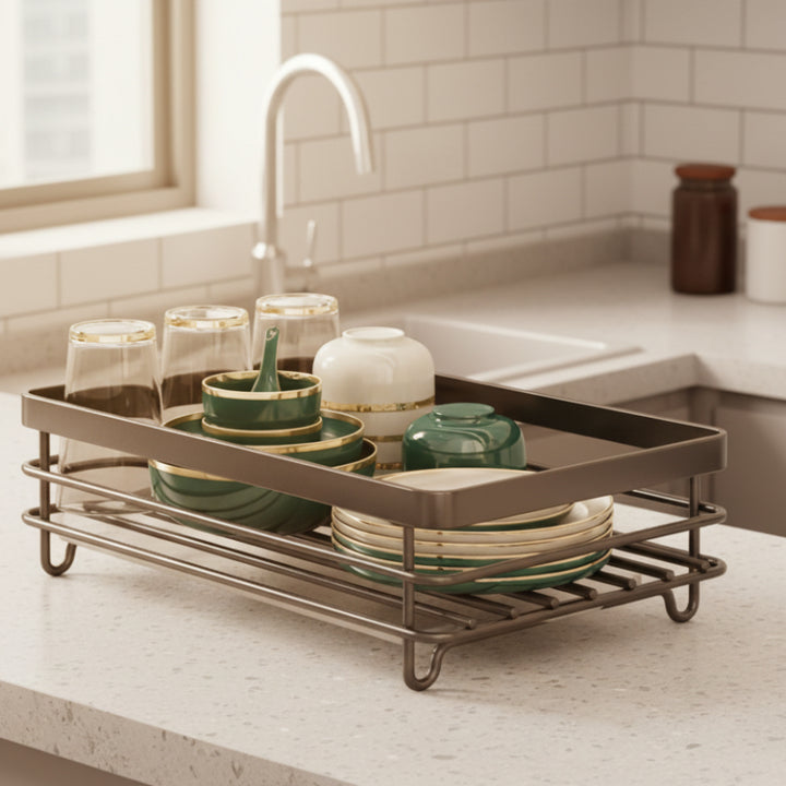 KITCHENFORM__Foldable_stainless_steel_dish_rack__space-saving_design_for_modern_kitchens_0