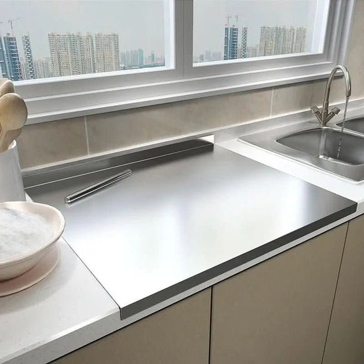SteelCut_Pro_-_Stainless_Steel_Cutting_Board_with_Non-Slip_Surface___Integrated_Lip_0